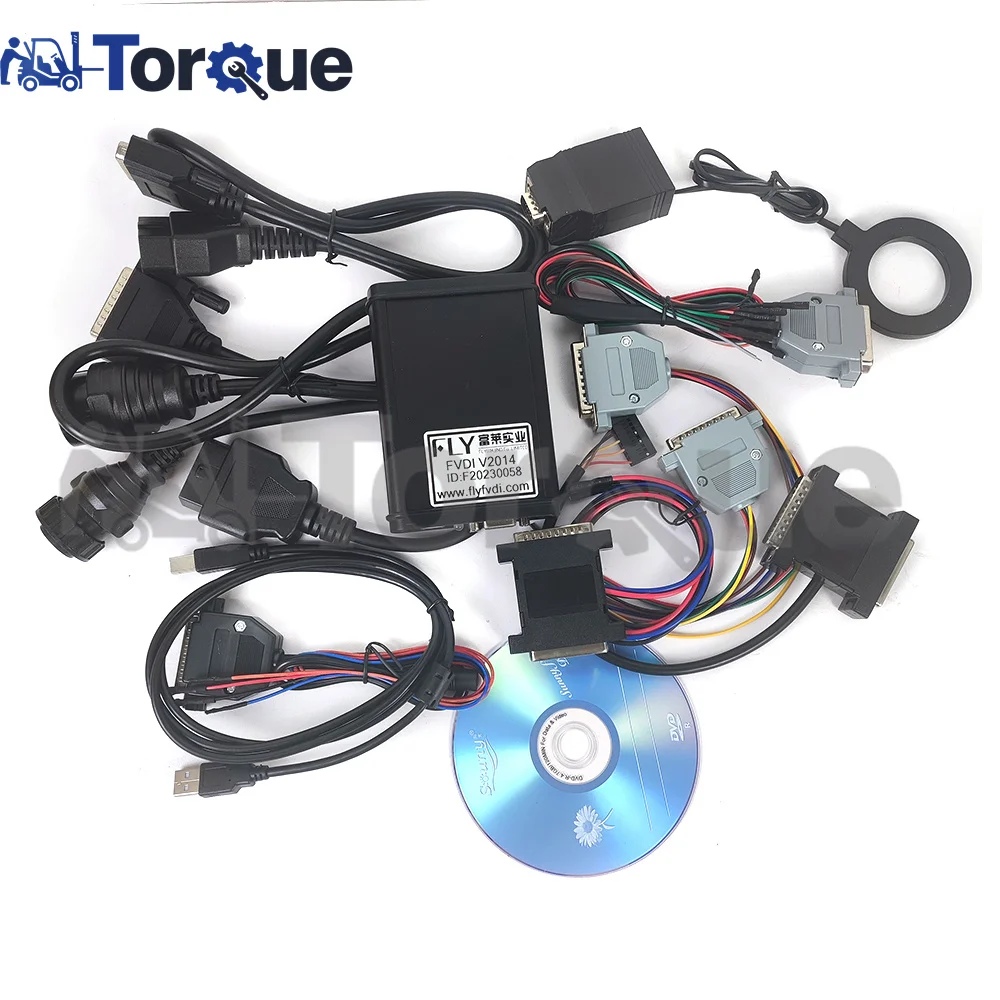 

FVDI V2014 Diagnostic Connector PK SVCI Abrites Commander for Vehicles Water Scooters ECU Programming with Full Set Software