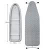 Ironing Board Cover Scorch Resistant, Extra Thick Cotton Iron Cover with Padding Heat Reflective Heavy Duty Pad Approx 140x50cm 4