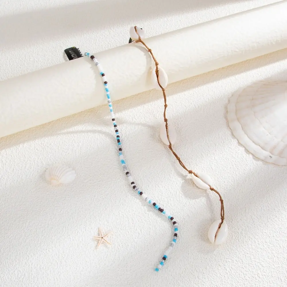 6 Stili di Accessori per Capelli con Conchiglie e Nappe, Fermagli Artigianali con Perline e Conchiglie Intrecciate, Accessori per Capelli Bohemien con Conchiglie Lunghe e Perline - immagine 4
