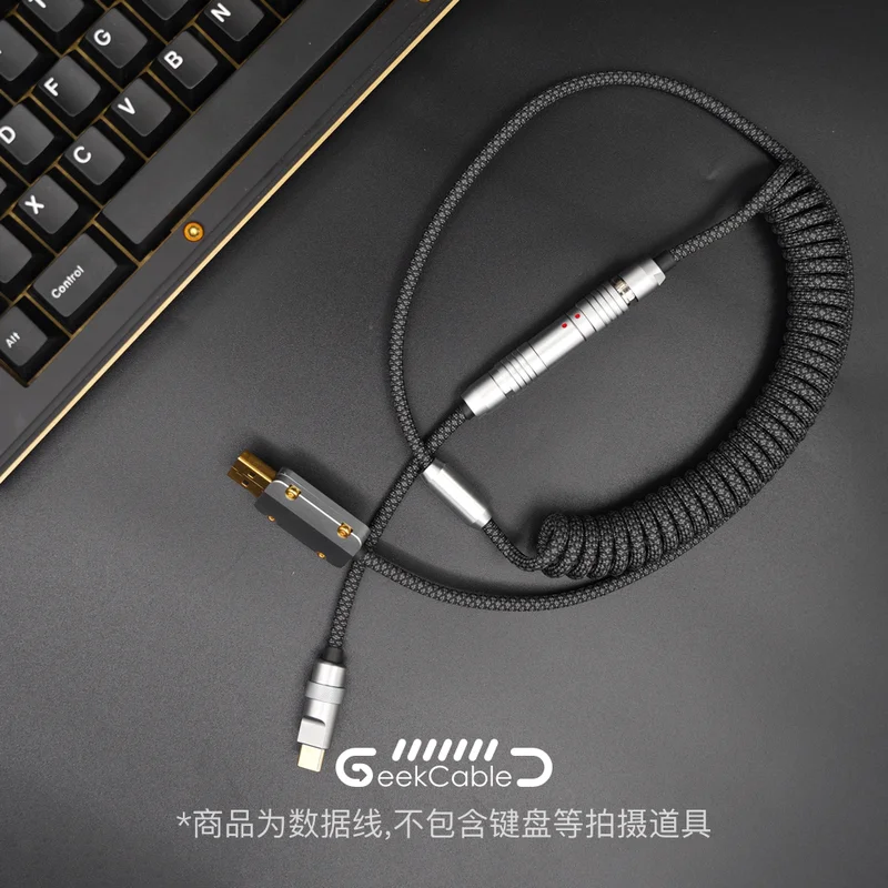 Механическая клавиатура GeekCable спиральный кабель для передачи данных Type-C шаблон