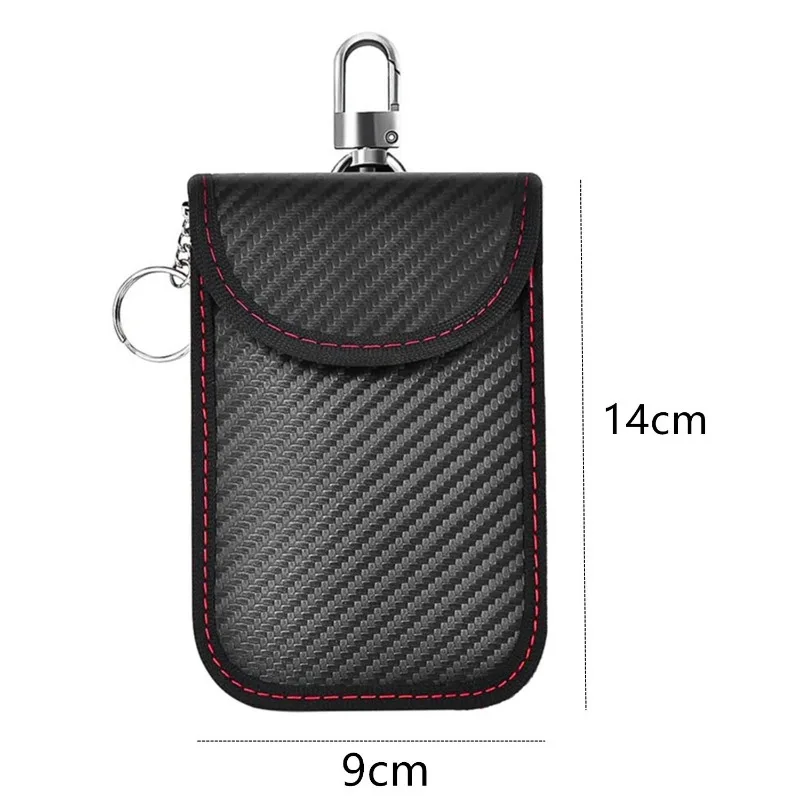 Premium Carbon Fiber RFID Shielding Key Pack - Anti-theft and Anti-loss Car Accessory