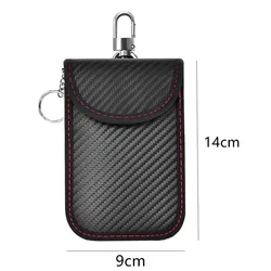 Premium Carbon Fiber RFID Shielding Key Pack - Anti - theft and Anti - loss Car Accessory (Black)