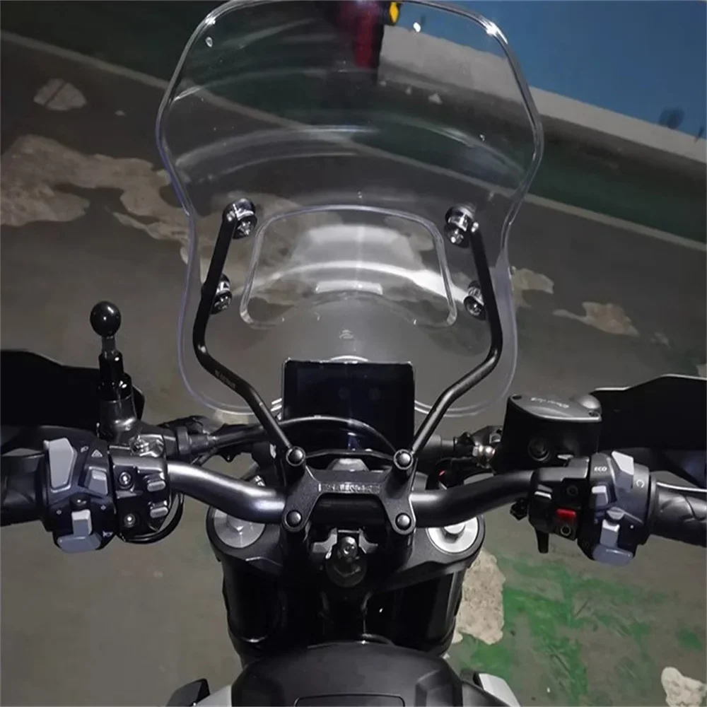 Motorbike Wind Deflector,Universal Motorcycle Modified Windshield Spoiler Air Deflector - View #6