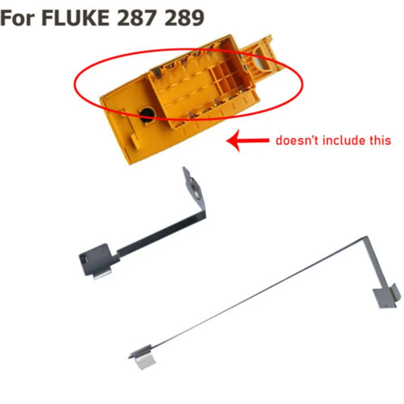 para Fluke 287 289 Multímetro Kitbattery Case Positivo Negativo Estilhaços