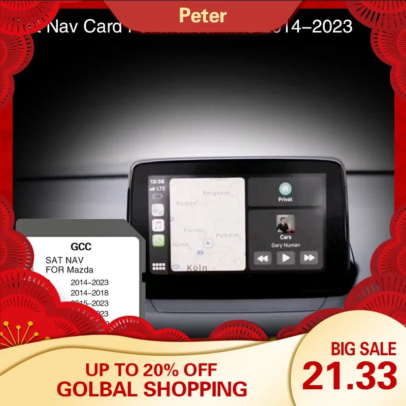 Per Mazda Mx5 Form Dal 2014 Al 2023 Sat Nav Sd Karte Navigation Cover Country Gcc Medio Oriente Kuwait Egitto Bahrain Giordania Oman