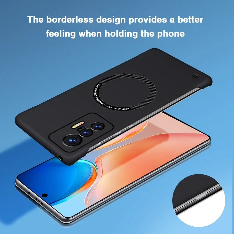 Premium Magnetic Frameless Hard Case – Luxury High-Quality Original Shell Cover
