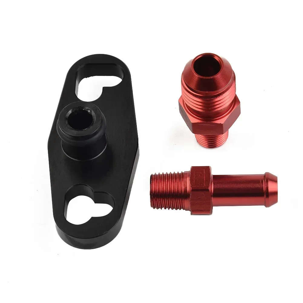Car Fuel Line Rail Pressure Regulator Adapter Kit Set For Toyota For Nissan New Aluminum Accessories Vehicles