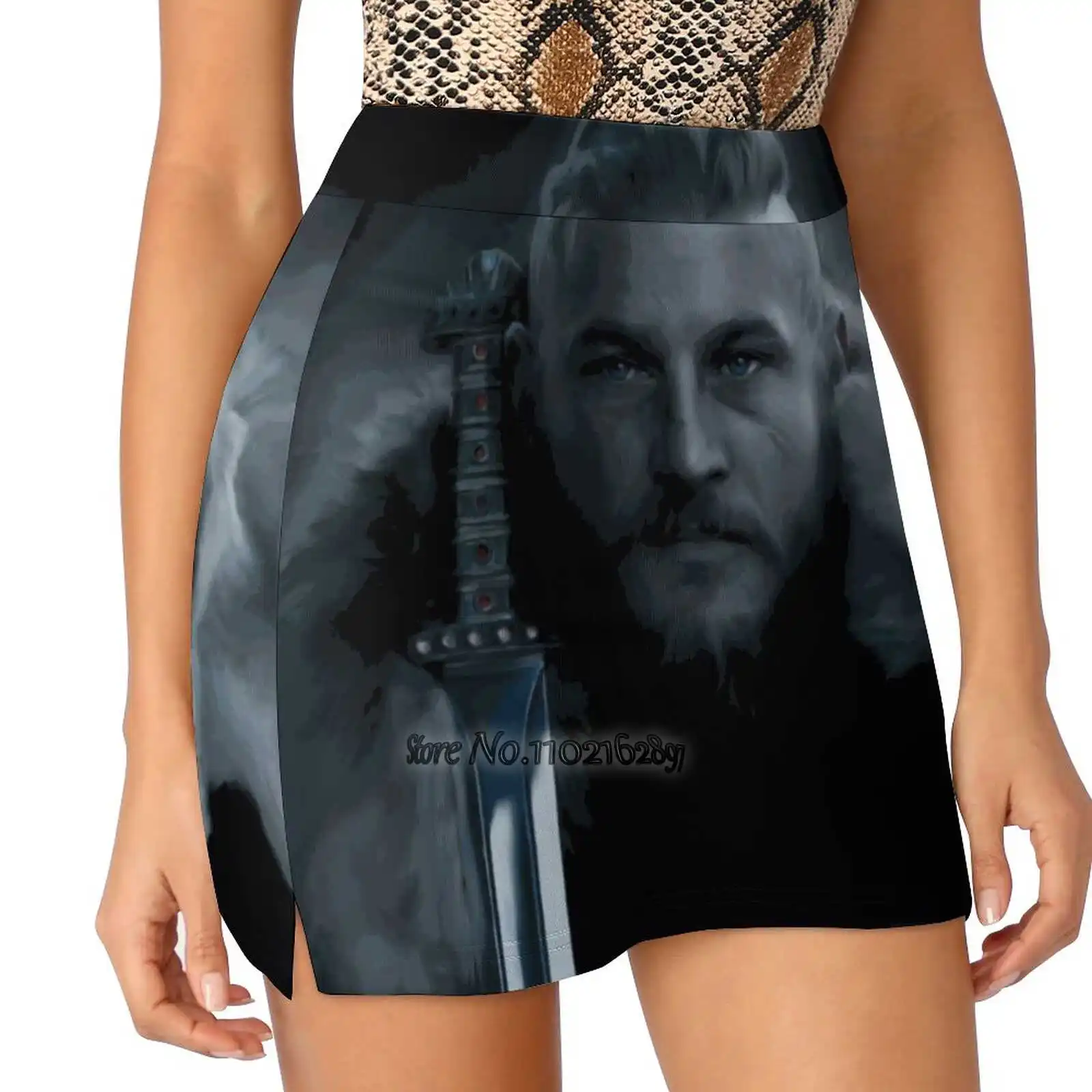 

Ragnar Trending Fashion Skirt Summer Printed Women Sport Skirts Double-Layer Athletic Ladies Short Skirt Skirts