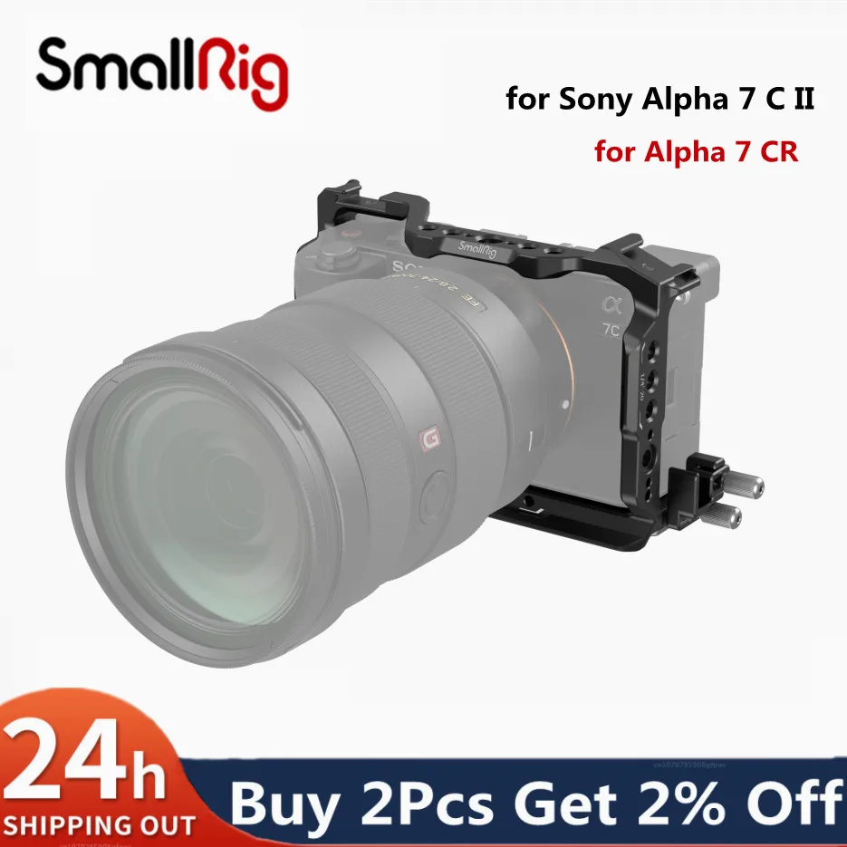 Piastra Di Montaggio Inferiore Della Gabbia Della Fotocamera Smallrig Per Sony Alpha 7C Ii / Alpha 7Cr 4438 4439