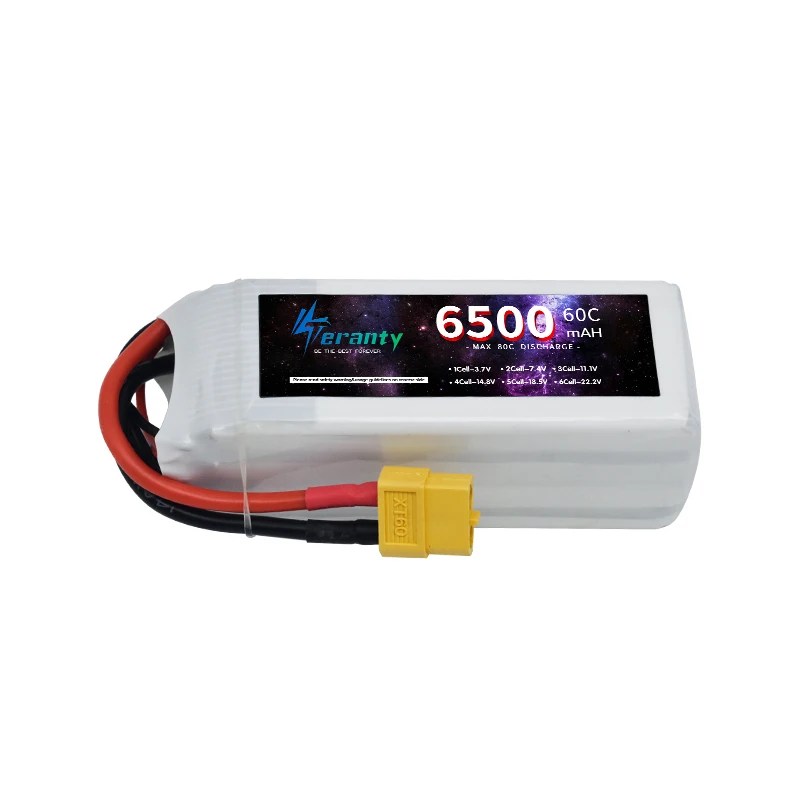Lipo 4S 14.8V Battery 6500mAh 60C/80C With XT60U-F Plug XT90 Deans Connector For RC FPV Quadcopter Helicopter Airplane Drone