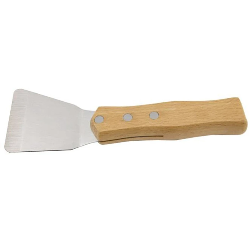 

1Pcs Ceiling Install Spatula Scoop With Wooden Handle Stretch Ceiling Film Shovel Accessories For Welding Harpoon