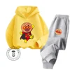 Popular Simple Anpanman Cartoon New Releases for Boys Girls Casual Wear Fun Graphics Everyday Style Fall Winter Hoodie Tracksuit 4