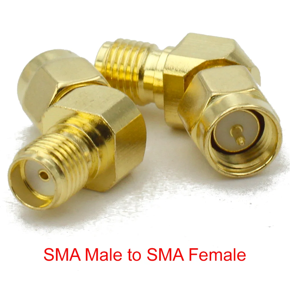 SMA-Stecker auf SMA-Buchse, 45 135 Grad abgeschrägter Adapter, RP SMA-Winkel-HF-Stecker, vergoldet, für WiFi-Antenne, FPV-Drohne – Detail 2