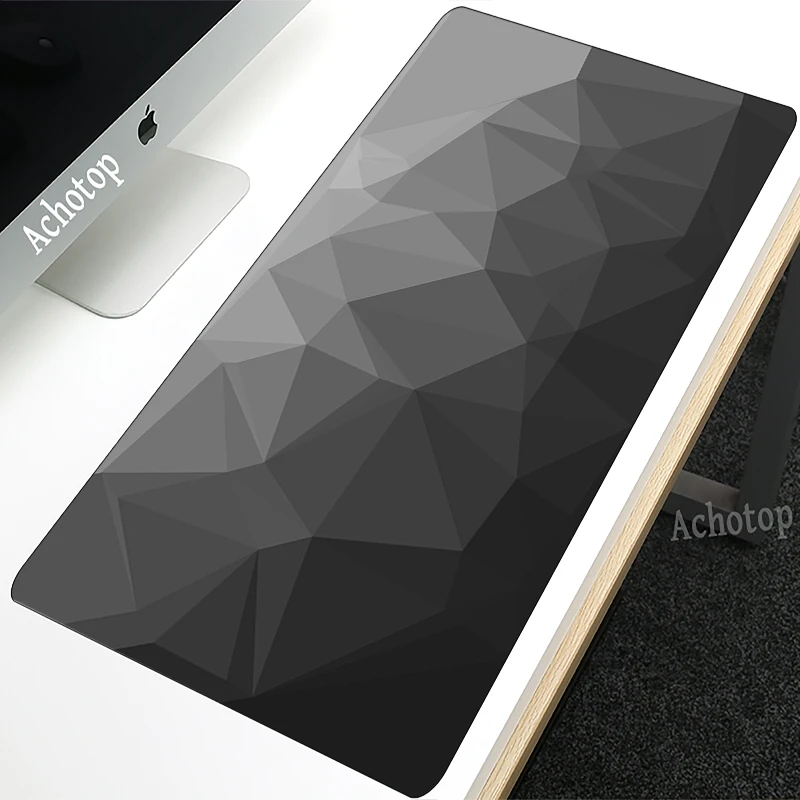 Gamer Mouse Pad Gaming Mousepad Velocidade Esteira de Mesa Portátil Tapetes de Jogos para Escritório Tapete Mesa Acessórios Almofadas de Jogo Preto e Branco