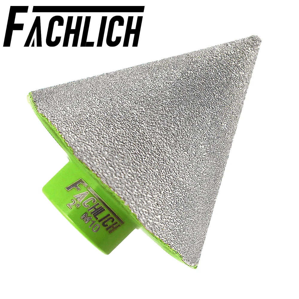 

FACHLICH 1pc Dia50mm Diamond Milling Chamfer Bits Granite Tile Cutter Drilling Crowns Marble Grinding Holes Korea M10 Thread