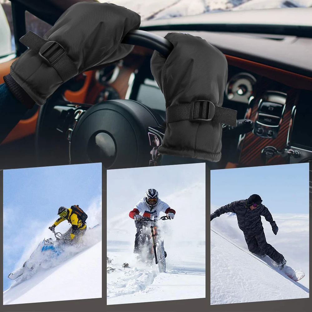 Ski Non-slip Warm Full Fingers Gloves Waterproof Men Motorbike Riding Gloves Woman TouchScreen Outdoor Sport Fleece Glove Winter cycling gloves warm gloves waterproof gloves full finger gloves