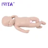 IVITA Unpainted Full Body Silicone Reborn Baby Dolls Lifelike Newborn Doll Baby DIY Blank Kit for Children Christmas Toys  ﻿ 6