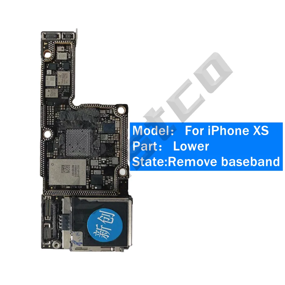 iPhone X XS XR XSMAX用CNCボード上​​下マザーボードiCloudロック解除