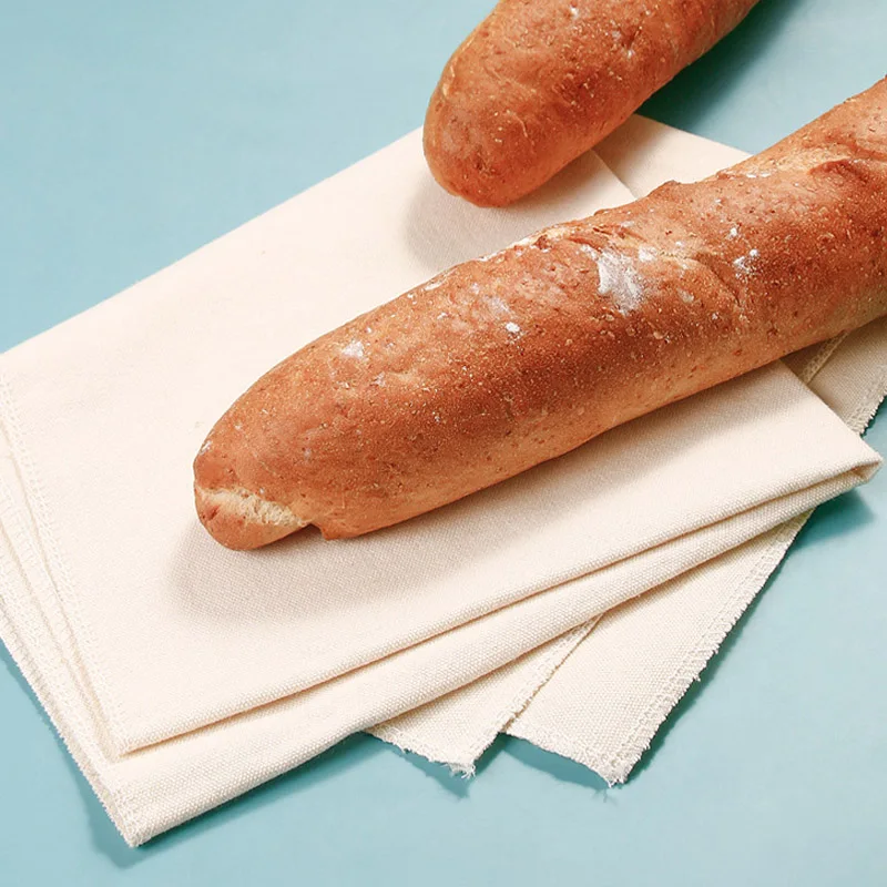 Baking Mat Pastry Baker's Couche Proofing Cloth Linen Fermented Dough Bakers Pans Proving Bread Baguette Flax Cloth