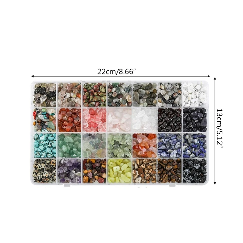 1 Set Natural Irregular Gemstones Beads with Jump Rings Ear Hooks Pliers Lobster Clasps for DIY Jewelry Making Accessories