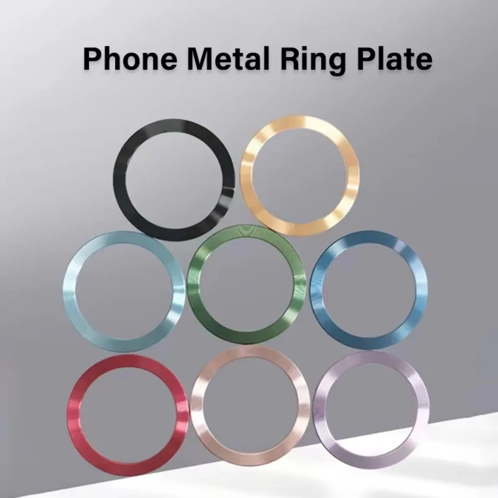 Magnetic Metal Plate Ring for Magsafe Charger - Versatile Phone Holder Accessory