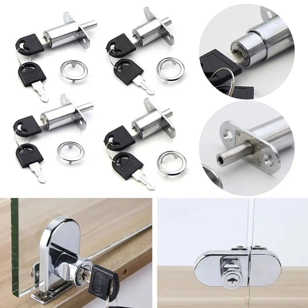 23/32mm Cam Cylinder Lock Wardrobe Hardware with Key Cabinet Lock Furniture Drawer Lock Sliding Door