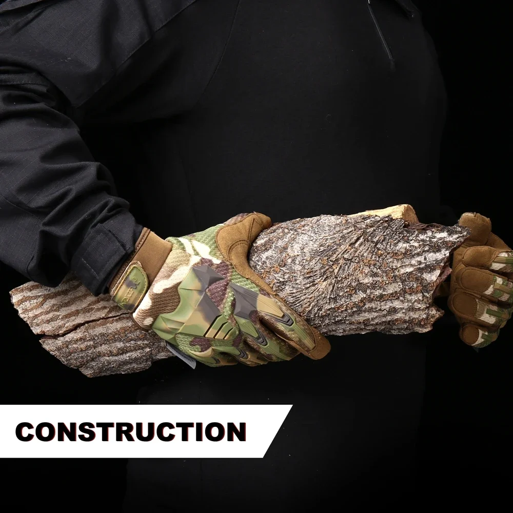 Tactical Cycling Gloves Full Finger Gloves Camouflage Biking Climbing Bike Shooting Hiking Bicycle Mittens Men Women