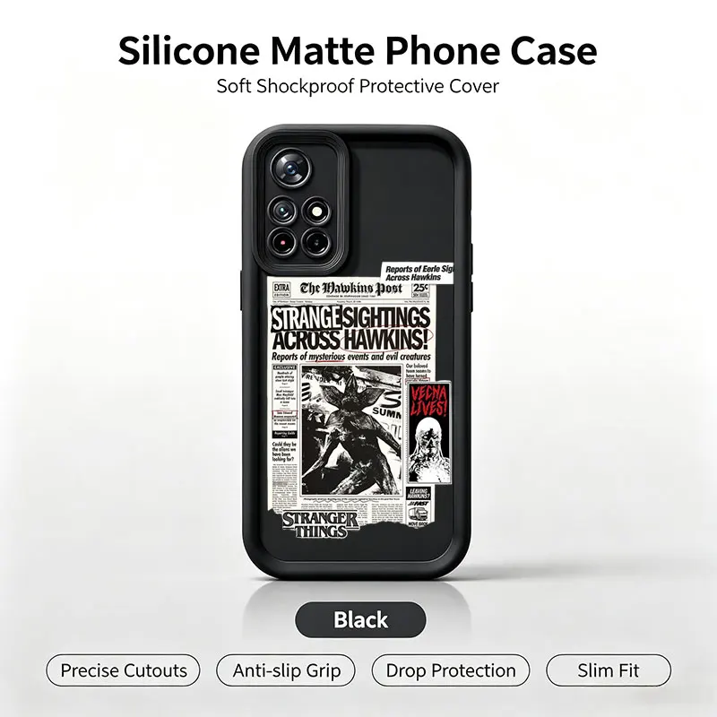 Stranger Things Shockproof Phone Case - Enhanced Protection Cover