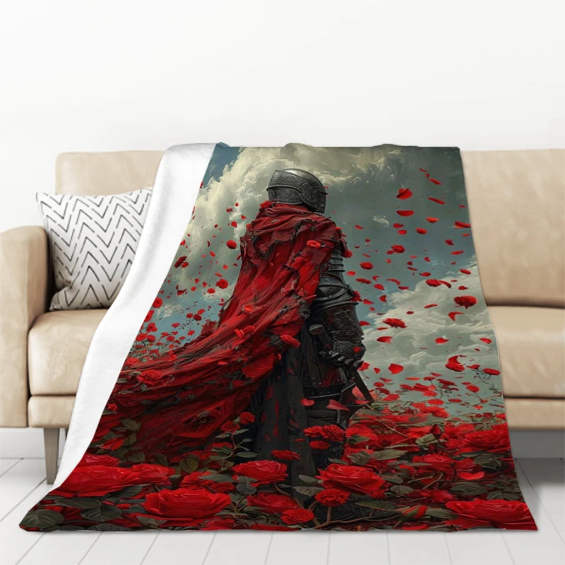 Game Kingdom Come Deliverance 2 Throw Custom Blanket Fluffy Microfiber Bedding Sofa Quilt Soft Plaid With Print Plead Cover Knee 2
