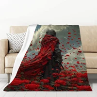 Game Kingdom Come Deliverance 2 Throw Custom Blanket Fluffy Microfiber Bedding Sofa Quilt Soft Plaid With Print Plead Cover Knee 2