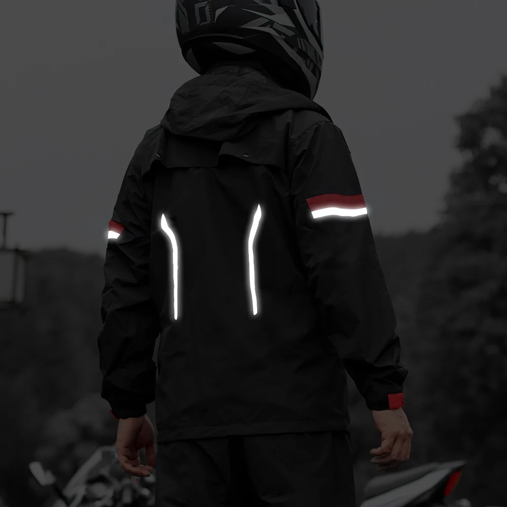 Motorcycle Raincoat Jacket Unisex Waterproof Motocross Suit Hiking Coat motorcycle jacket,motorcycle raincoat,raincoat suit,bike raincoat,hiking jacket