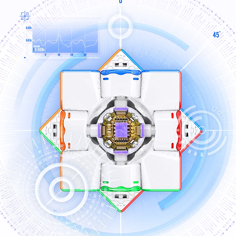 Gan 12Ui FreePlay 3x3 Magnetic Magic Intelligent cube Speed Cube Stickerless Professional Fidget Toys 4
