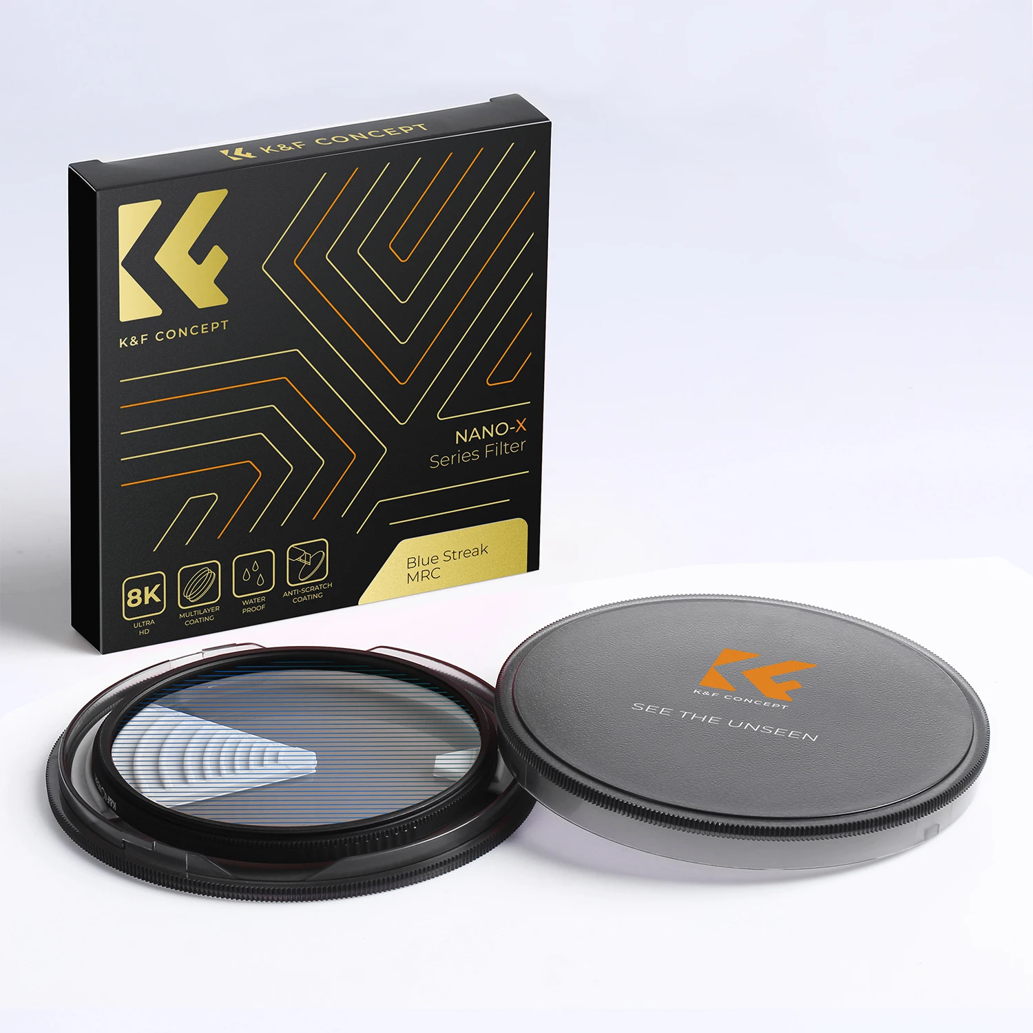 K&F Concept Blue Streak Filter (49mm-82mm) 6