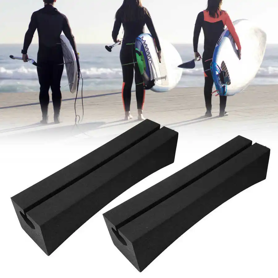 PortableEVASoftOvalCarRoofRacksBarsforSurfboardKayakStandup