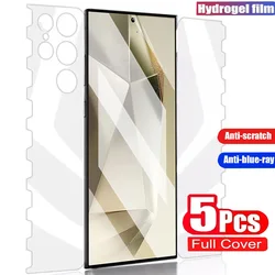 Butterfly 360° Full Cover Hydrogel Screen Protector Film - Pack of 5 - 5 Pieces (S23)