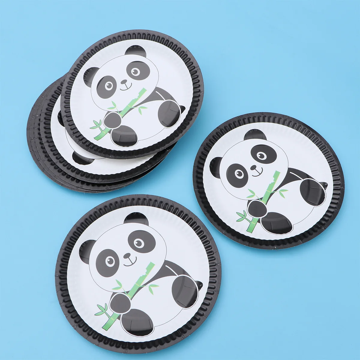 Disposable Wall Decals Fake Hanging Party Decoration Paper Tableware