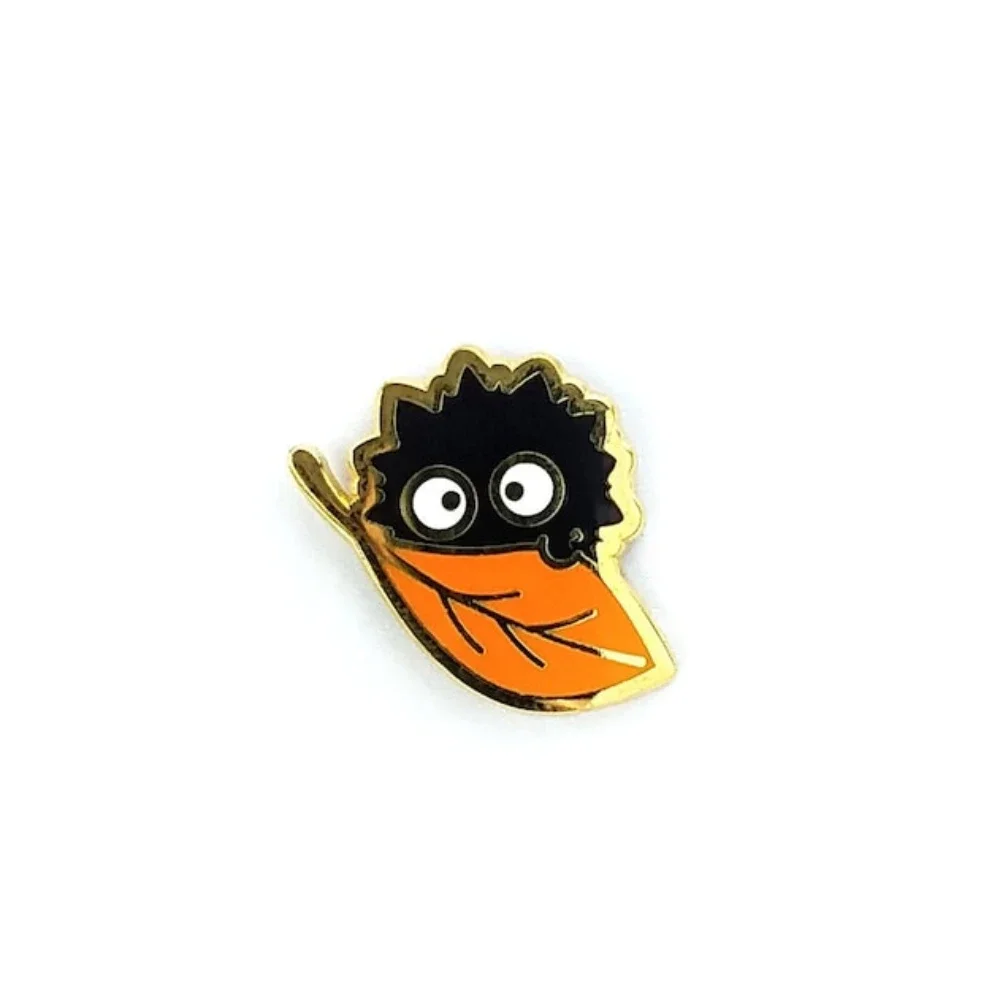 Falling Enamel Pin | Lapel Pin | Ghibli Inspired Brooch for Jewelry Accessory
