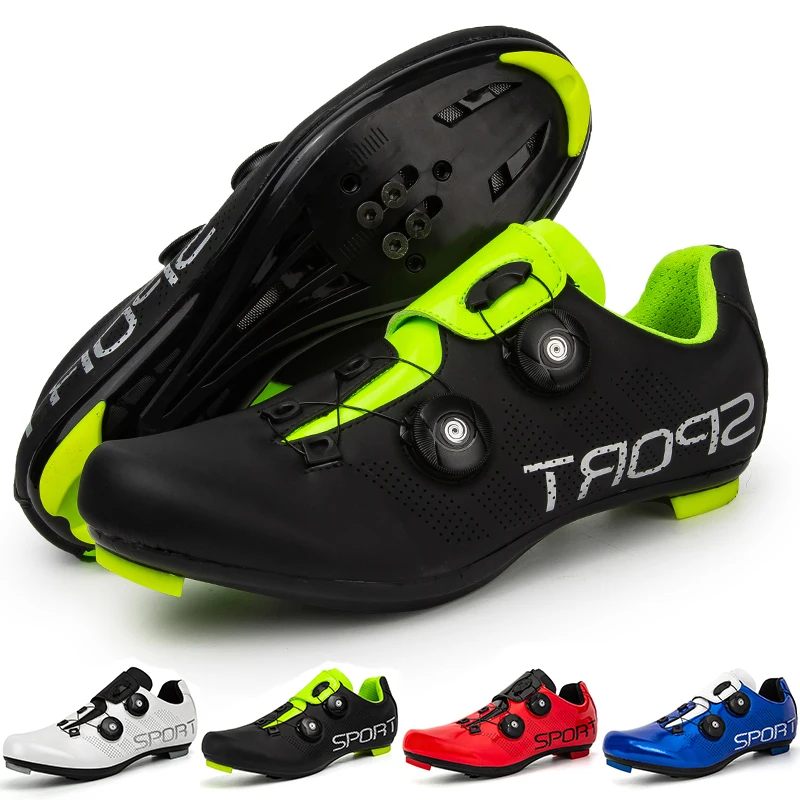 

Cycling Shoes SPD SL Cleats Men Road Bike Sneakers Flat Self-locking MTB Bicycle Shoes Women Mountain Cycling Footwear