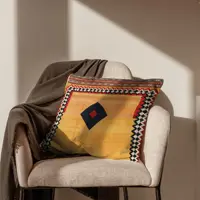 Both Sides Print Turkish Kilim Carpet Patterns Linen Pillows Cases Bohemian Style Sofa Couch Decorative Pillows Cushions Case 5