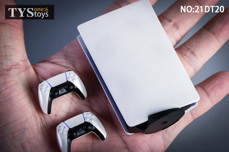 TYSTOYS 1/6 스케일 미니 PS5 비디오 게임기 장난감, 콘솔 장면 액세서리, 12 인치 군인 액션 피규어, 21DT20, 22DT21