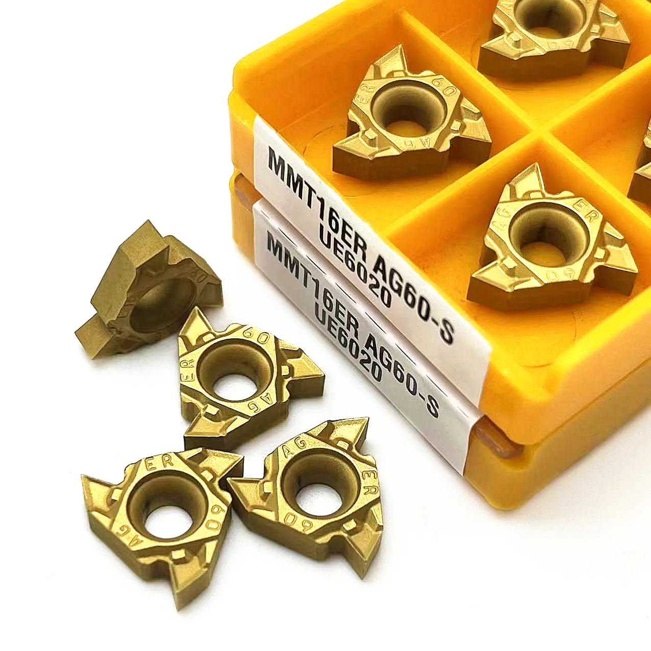 

Carbide inserts MMT 16ER AG60-S VP15TF UE6020 US735 high quality turning inserts thread turning tools MMT16ER thread inserts