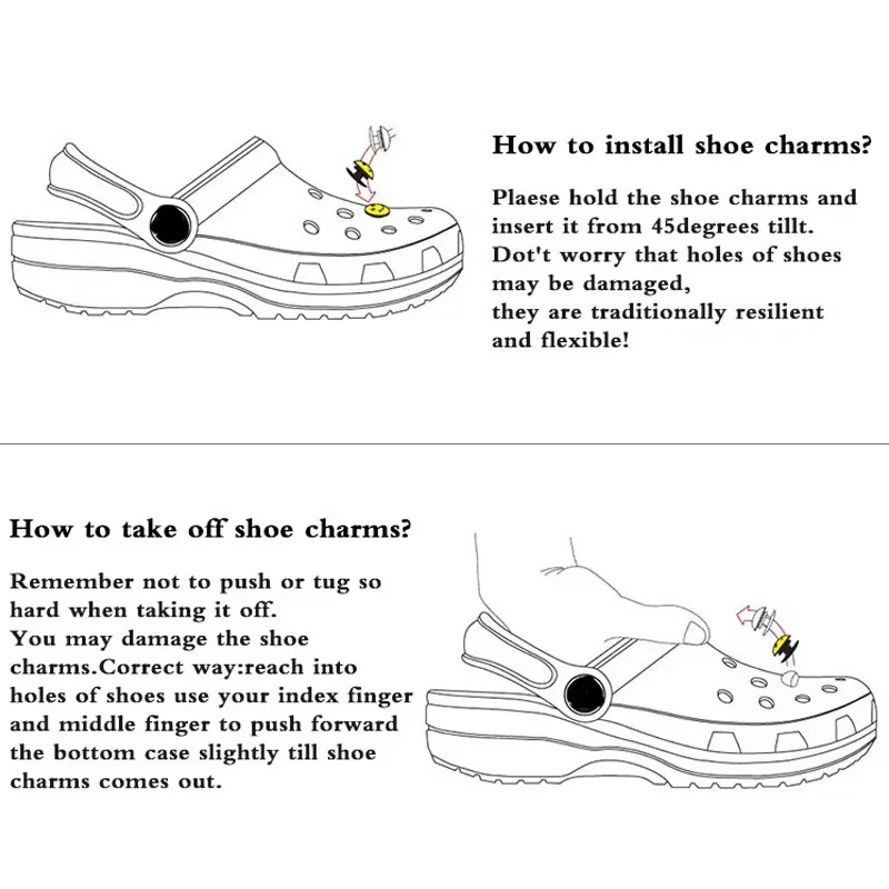 Heiße verkäufe Schuh Charms für DIY Diamant Perle Kette Edelstein Dekoration Schnalle für Schuh Charm Zubehör Kinder Party Mädchen Geschenk – Detail 6
