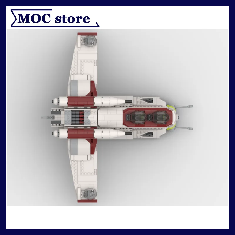 1454피스 MOC 스타 무비 빌딩 블록 공화국 저고도 공격 수송 모델 브릭 DIY 조립 장난감 MOC-268063