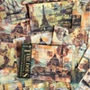 Journal GO 30pcs Retro Burnt Material Paper DIY Decorative Collage Scrapbooking Diary Material Craft Supplies Background Paper 6