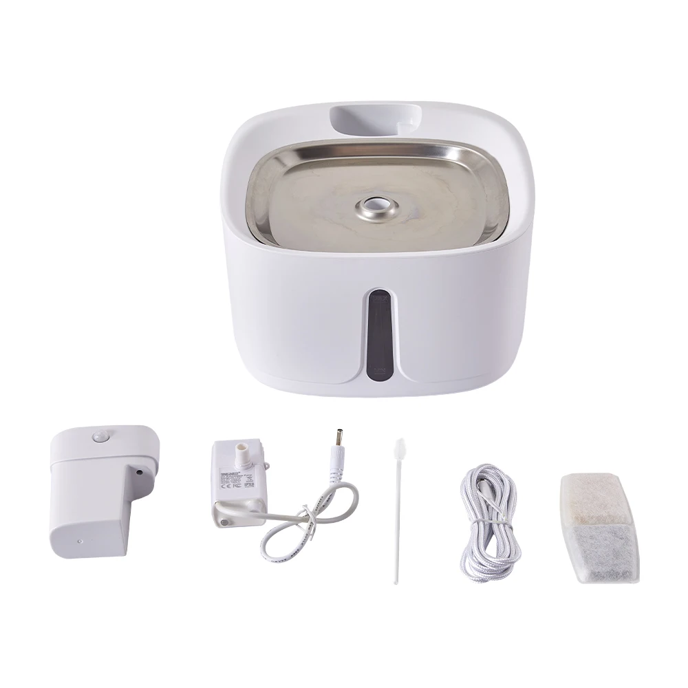 Tieker Large Capacity Pet Smart Drinking Fountain Silent Cat Dog Pet Automatic Filtered Drinking Fountain