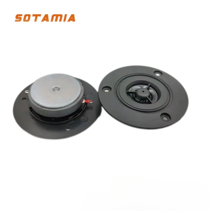 

SOTAMIA 2Pcs 3 Inch 74MM Audio Tweeter Speaker 4 Ohm 10W Portable Speakers HIFI Treble Speaker Home Theater Loudspeaker