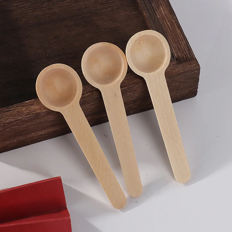 10pcs Kitchen Seasoning Spoons Honey Coffee Kitchen Cooking Small Wooden Salt Spoons for Spice Jars Tools Measuring Set