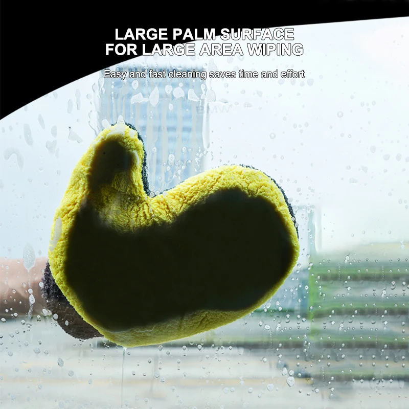 Microfiber Car Wash Mitt Gloves 5