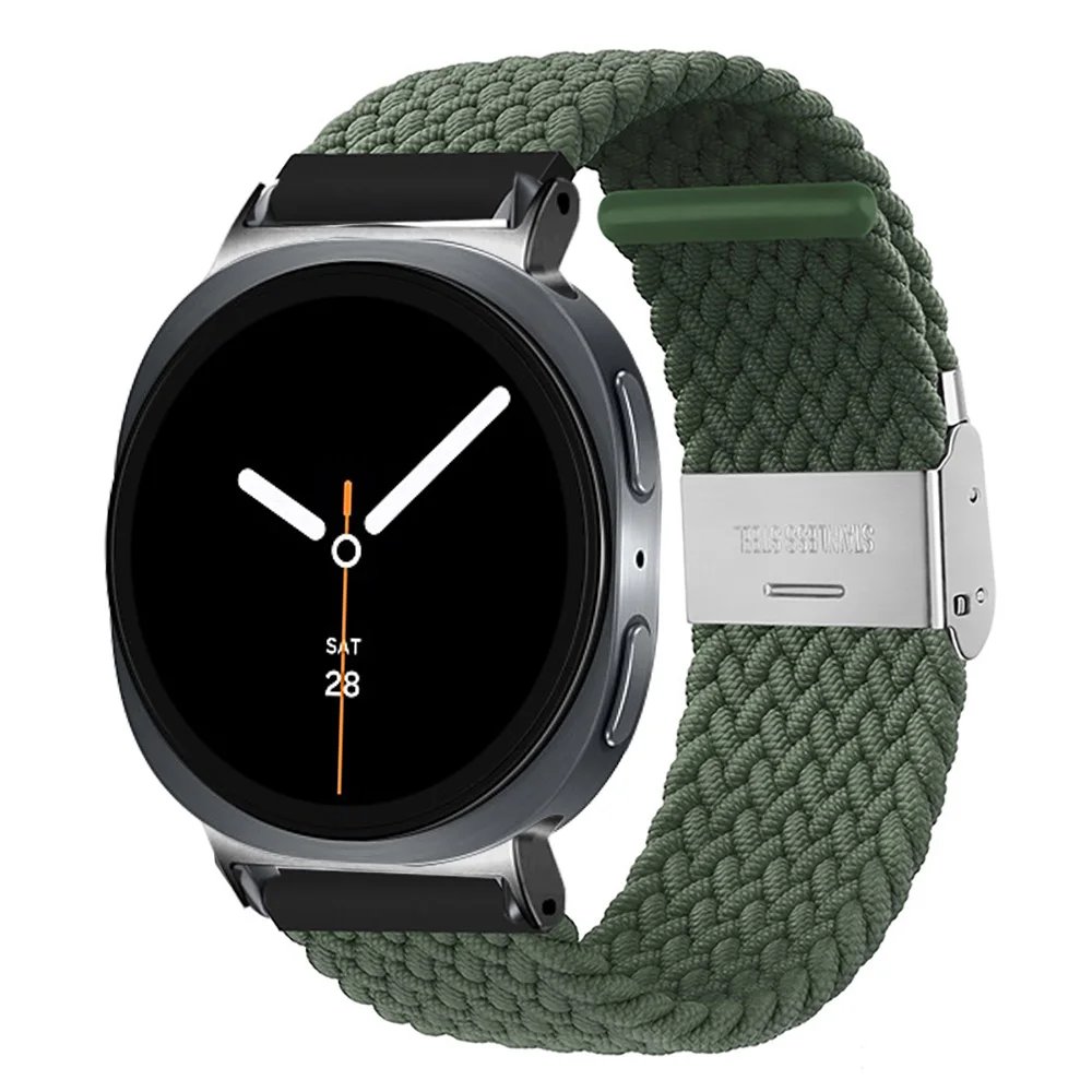 Premium Woven Nylon Strap with Stainless Steel Buckle