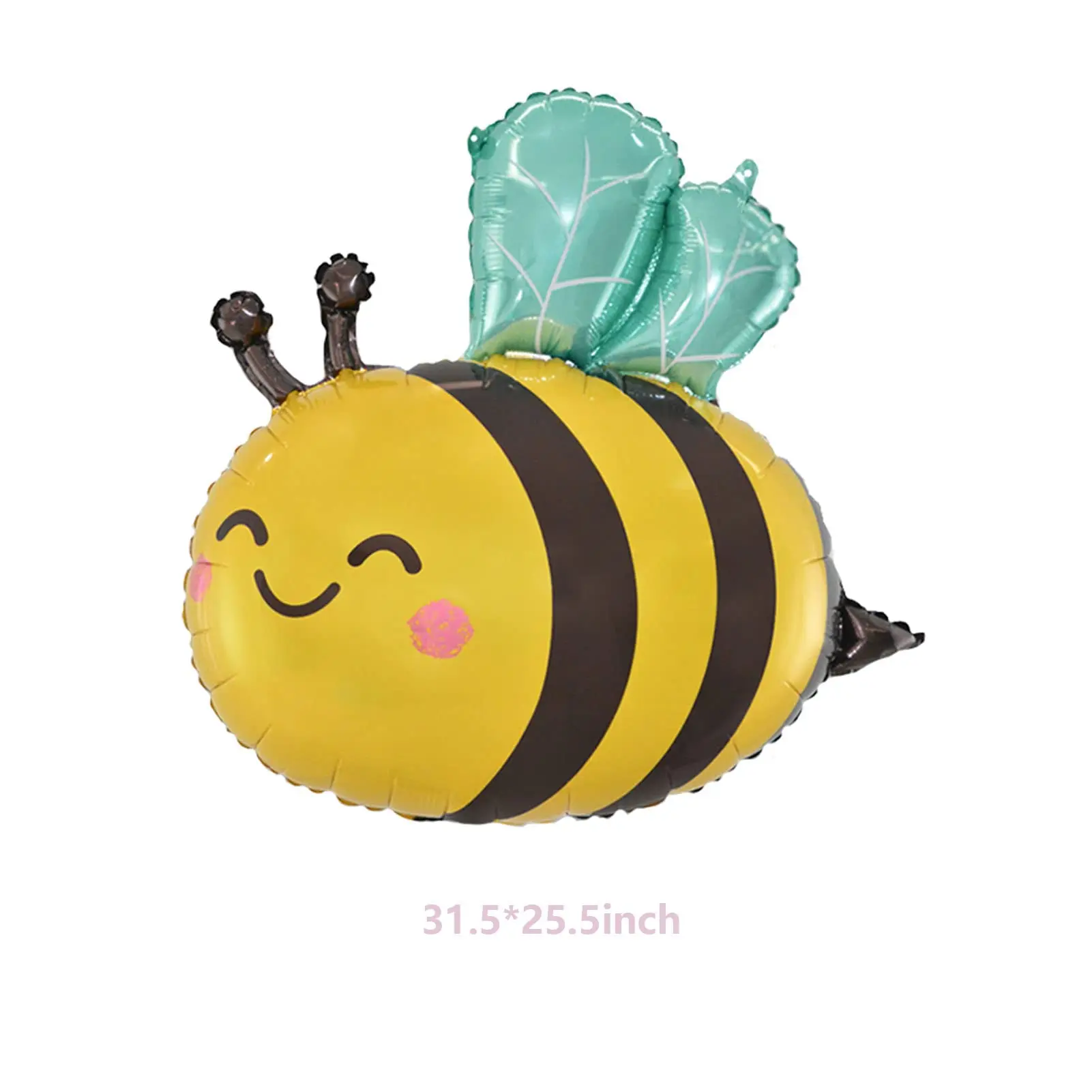 1 Satz süße Biene Gänseblümchen 32 Zoll 0-9 Gold Zahlen Folienballon Girlande Kit Kinderspielzeug Geburtstag Babyparty Hochzeit Party Dekoration – Detail 9